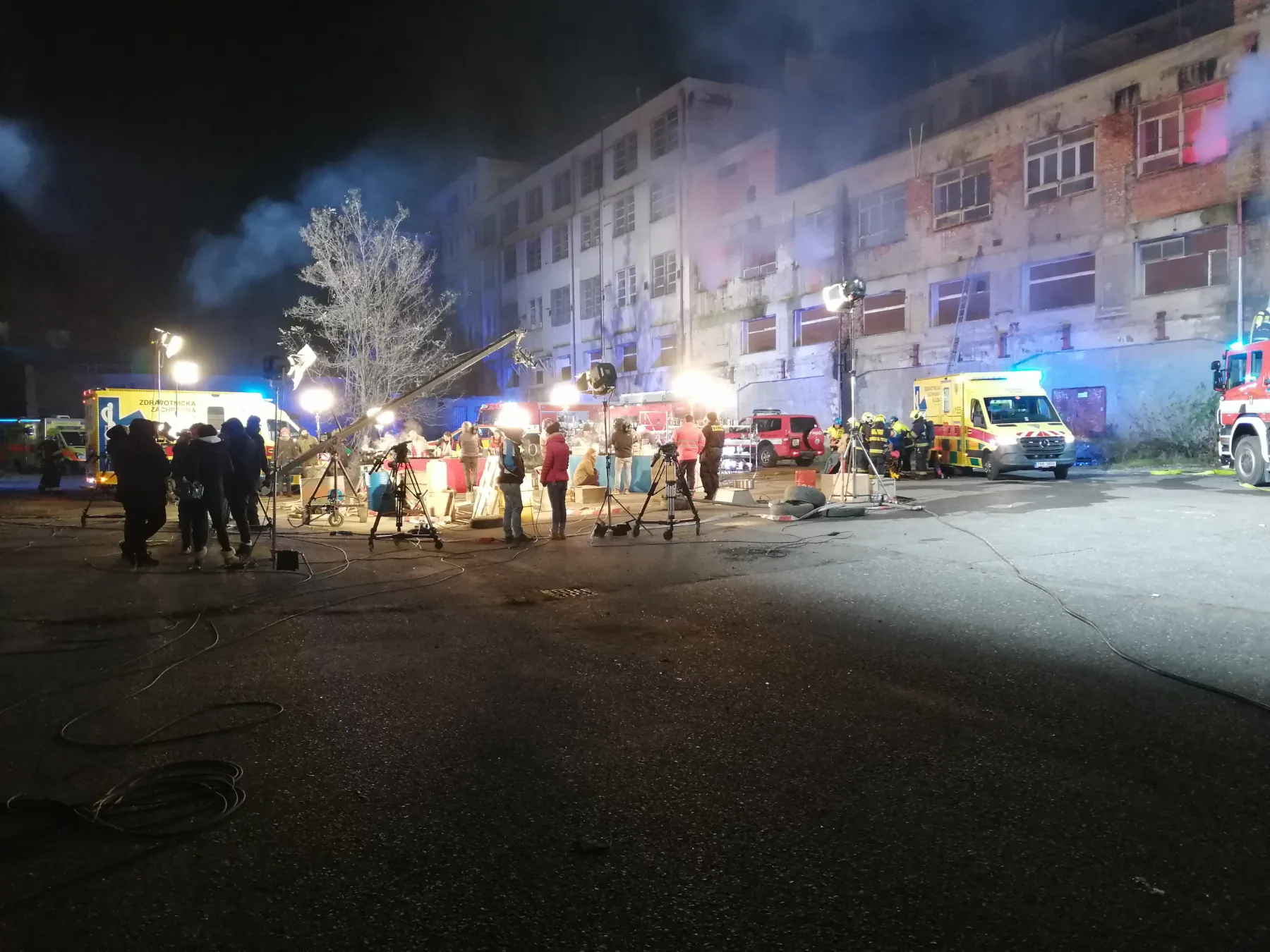 Ze zákulisí natáčení — tým Q PICTURES